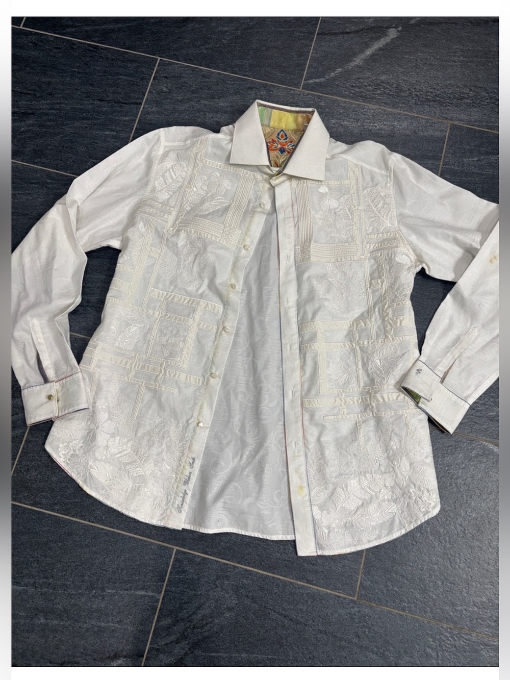 Fancy Robert Graham button down *** SEE DESCRIPTION
